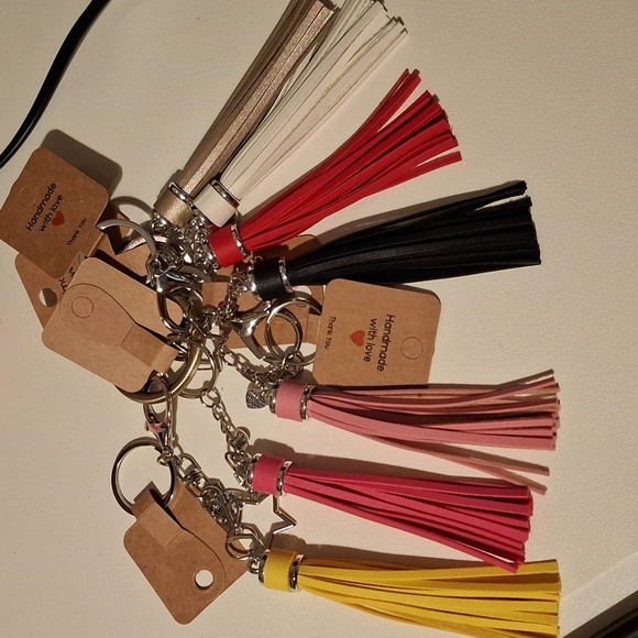 None Accessories - Tassel Colorful Keychain Handmade by me Choose a color